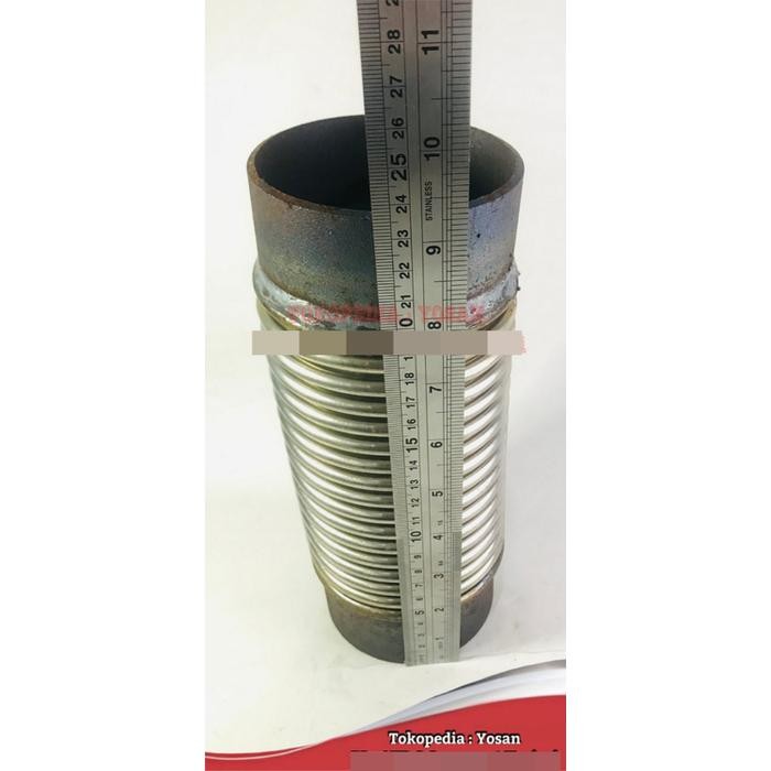 FLEXIBLE KNALPOT UNTUK KNALPOT GENSET UNIVERSAL UK 10CM