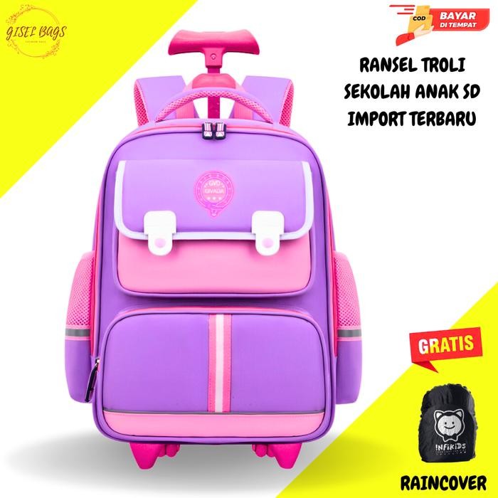 ORIGINAL.. TAS KOPER ANAK LAKI LAKI DAN PEREMPUAN SEKOLAH SD REMAJA IMPORT WATERPROOF POLOS