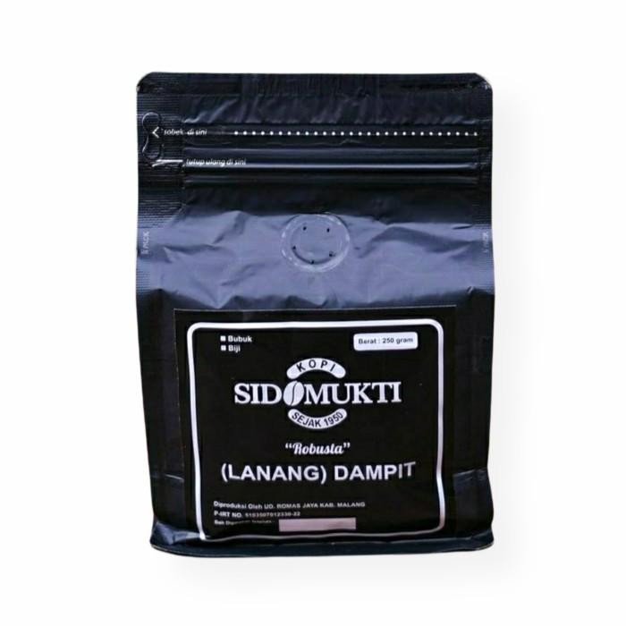 (Allthebest) Kopi Sidomukti Robusta Khas Malang Kopi Sido Mukti Lanang Dampit