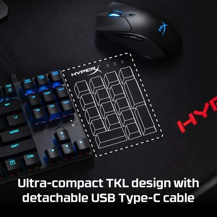 [Allthebest] HyperX Alloy Origins Core Tenkeyless Mechanical Gaming Keyboard