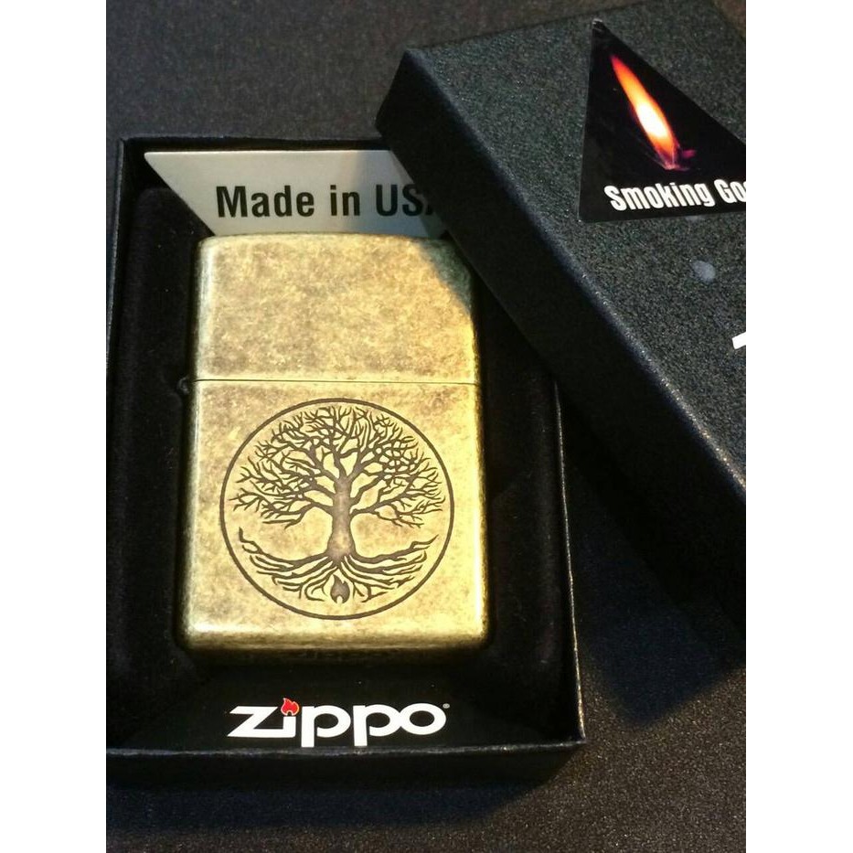Original Zippo Case Tree Of Life 29149