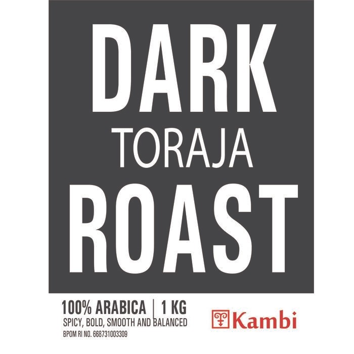 

DARK ROAST ARABICA COFFEE KOPI SANGRAI GELAP ARABIKA TIDAK ASAM 1KG
