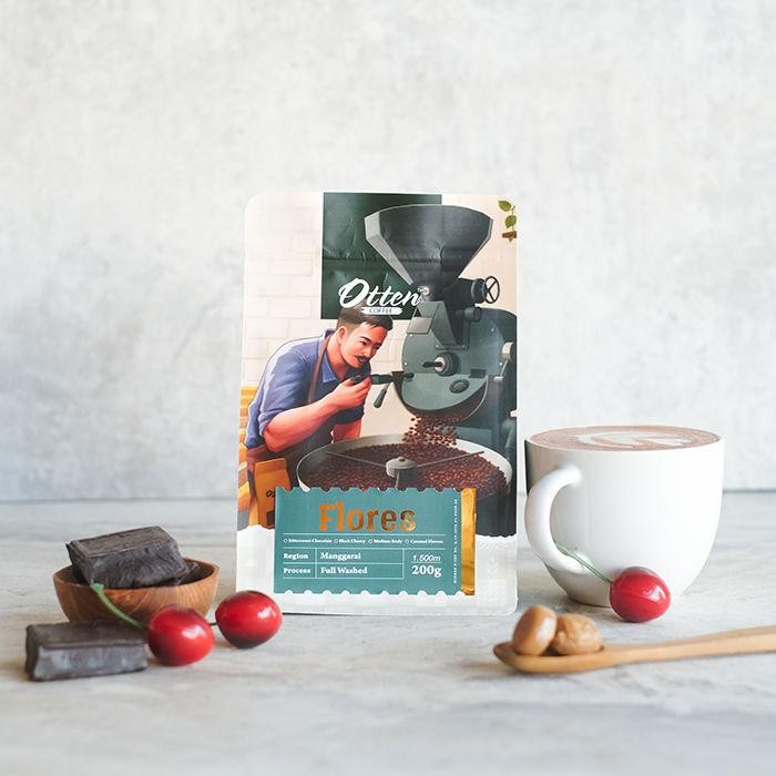 

KOPI ARABICA FLORES MANGGARAI 200G - BIJI / BUBUK KOPI OTTEN COFFEE