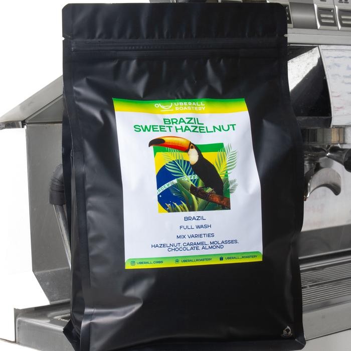

KOPI ESPRESSO ARABIKA BRAZIL SWEET HAZELNUT BY UBERALL ROASTERY