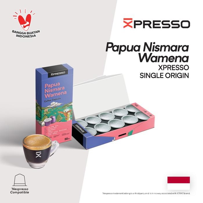 

XPRESSO KOPI KAPSUL - PAPUA NISMARA WAMENA - NESPRESSO COFFEE CAPSULES COMPATIBLE