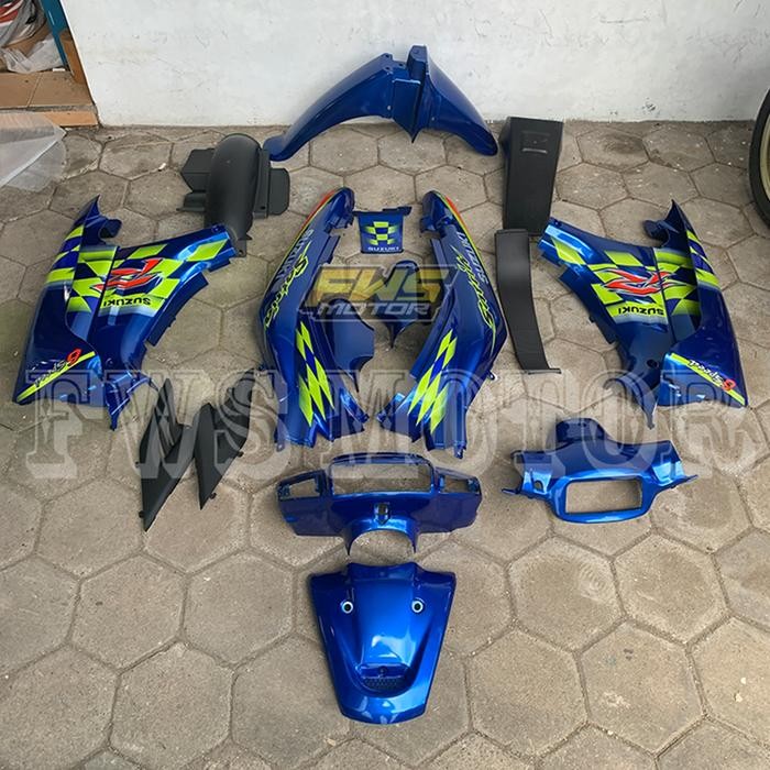 

Terlaris Fullset Body Satria Lumba Biru Muda Full Keny Robert