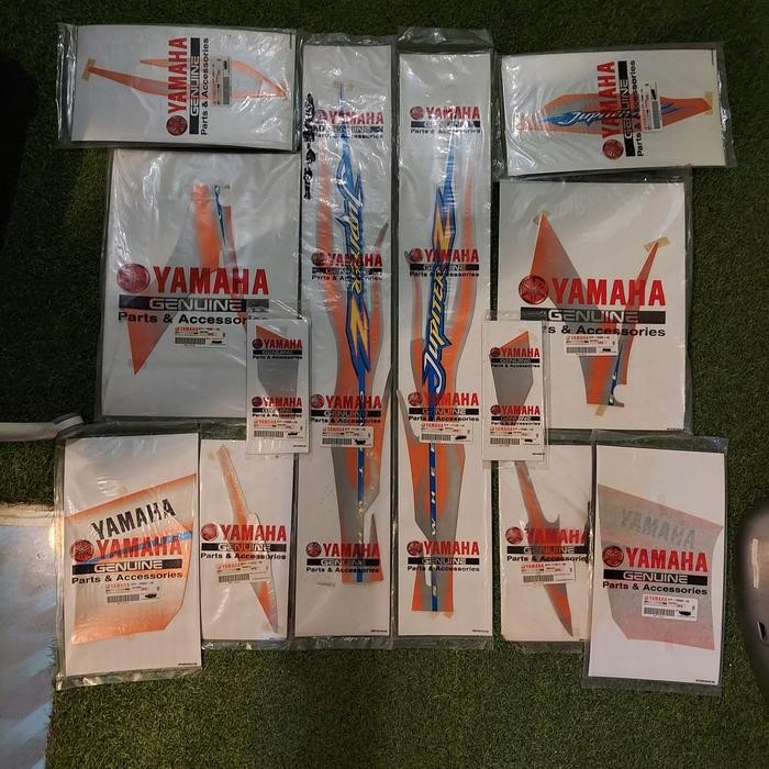 Terlaris Striping Full Set Jupiter Z Orange Silver 2005 - 2006 Cw Ori Ygp