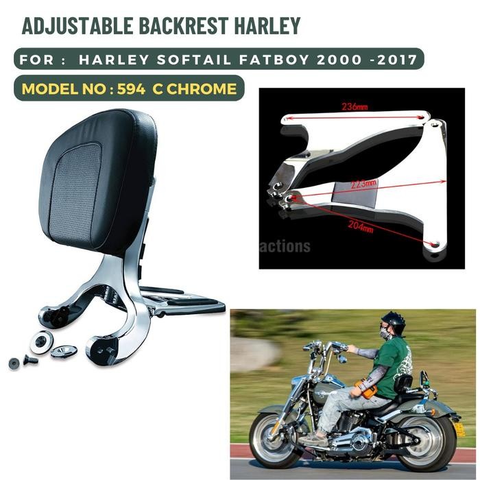 

Terlaris Backrest 594C Harley Fatboy Tahun 2000-2017
