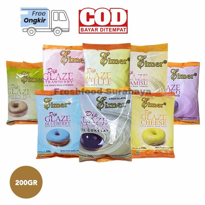 

FREShBgt- Dip Glaze elmer aneka varian kemasan 200gram
