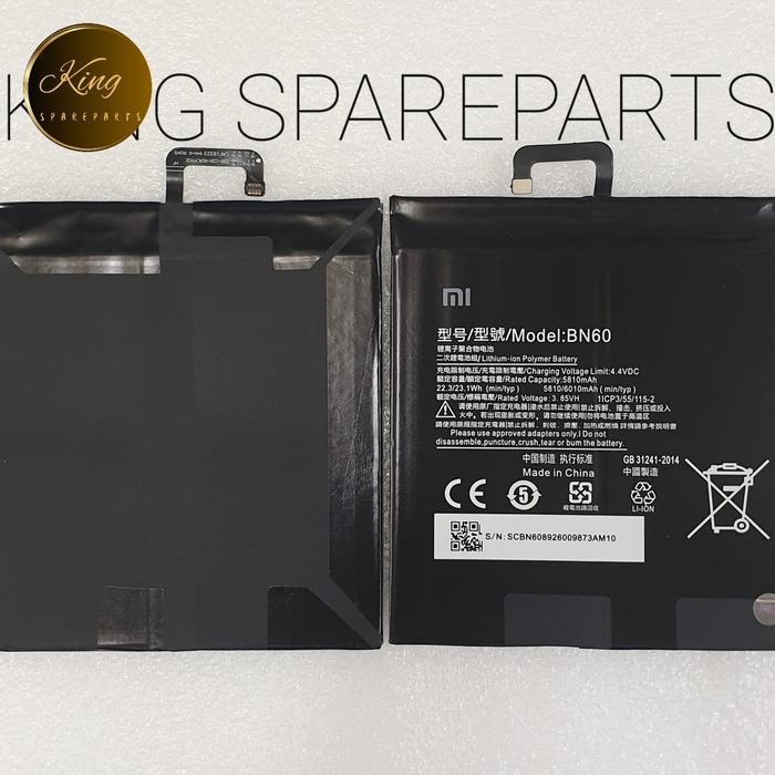 BATERAI BATRE BATTERY XIAOMI MI PAD 4 BN60 ORIGINAL