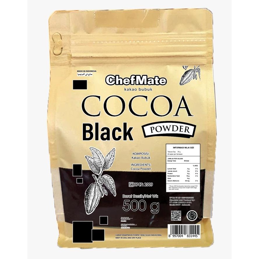 

FREShBgt- CHEFMATE COCOA POWDER BLACK 500 GR
