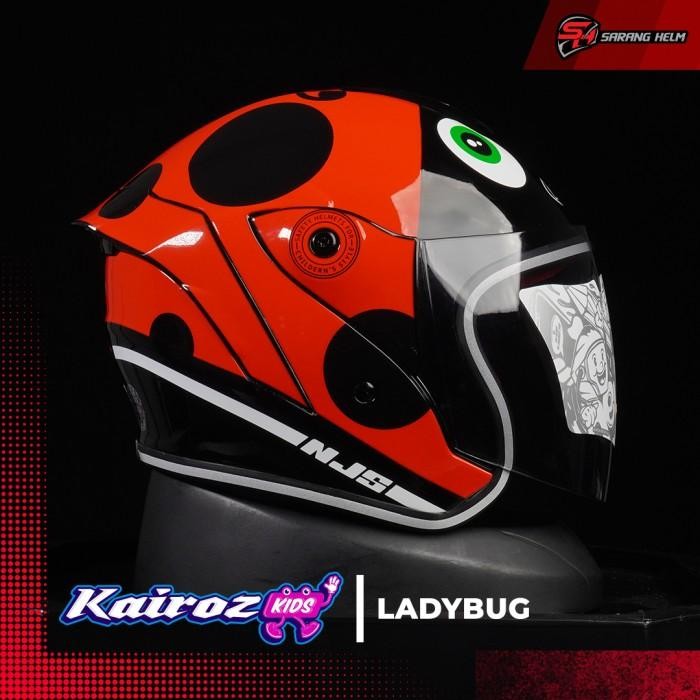 NJS Kairoz Kids Ladybug - Helm Anak Helm NJS NJS Anak Kairoz Anak Kairoz Motif Motif Anak NJS ORI