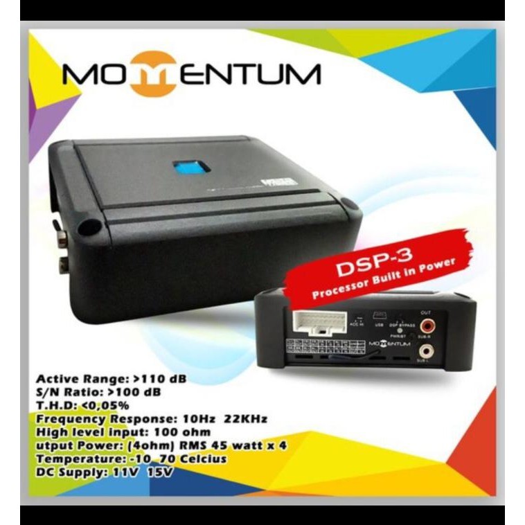 New Momentum Dsp 3Se Processor Momentum Dsp 3 Se