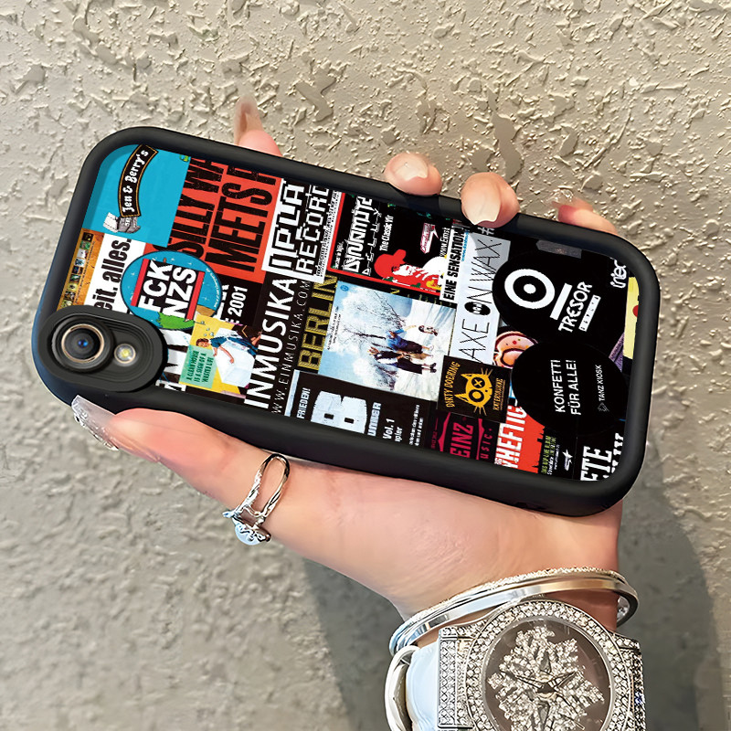 Casing Hp OPPO A37 A37F Case HP Kesing Casing penutup pelindung silikon Softcase lunak baru Label un