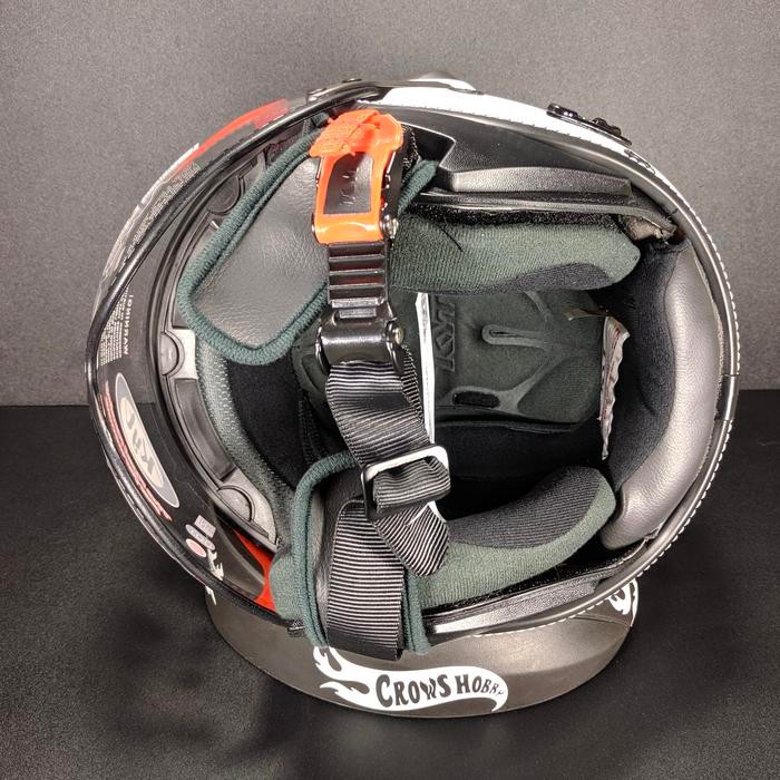 HELM Retro KYT ELSICO ORIGINAL solid polos motif