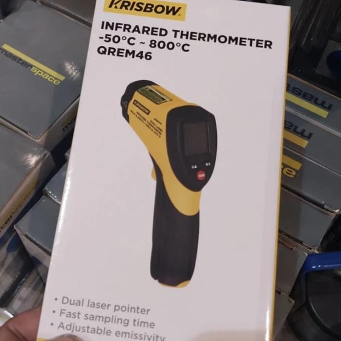 Termometer Infrared Krisbow -50 - 800C Dual Laser Ir Thermogun Qrem46