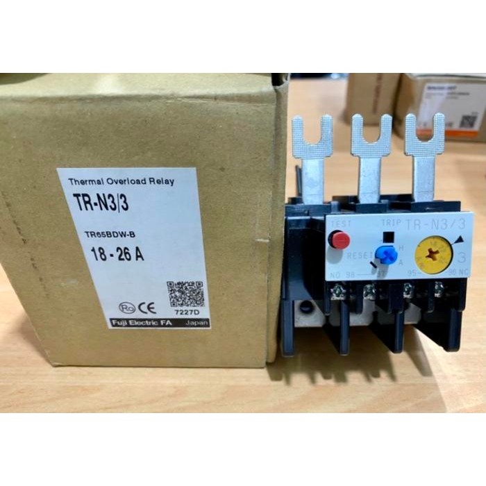 Overload Fuji Tr-N3/3 Untuk Contactor Sc-N2S, Sc-N3 Fuji Electric