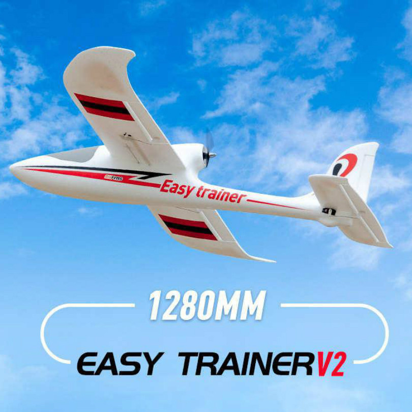 Fms 1280Mm Easy Trainer Pnp 1280 V2 Rc Airplane Durable Epo Beginner 4  Model Plane Aircraft Avion