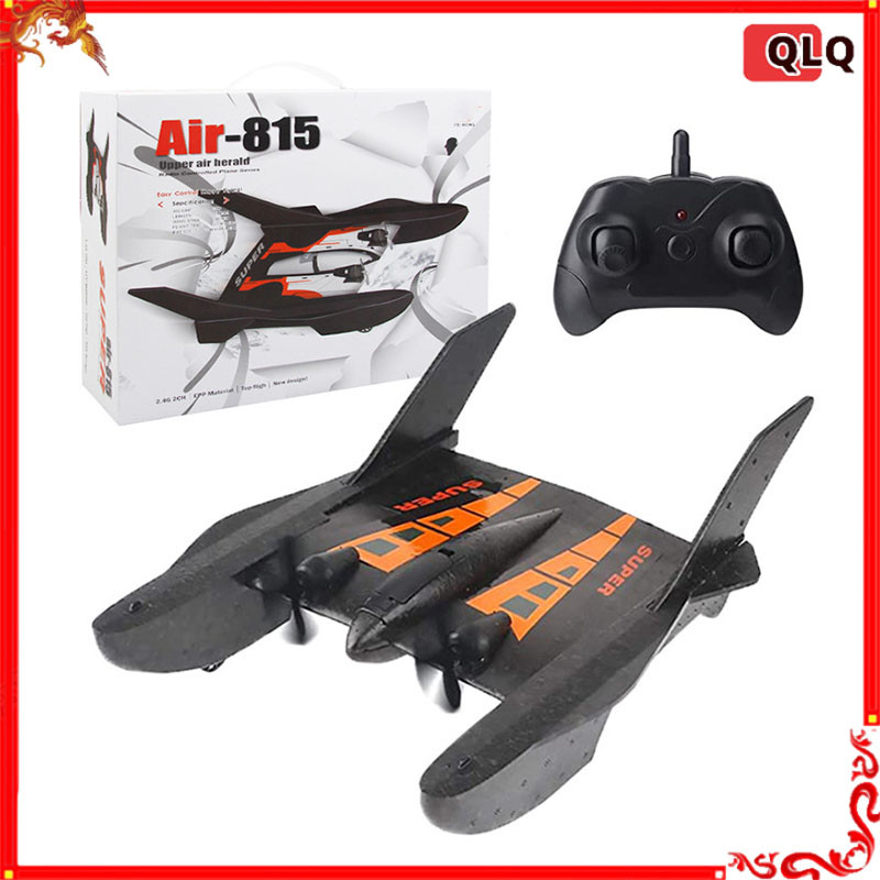 Rc Plane Fx815 Sea, Land And Air Seaplane Foam Remote Control Aircraft Spaceship Glider Aircraft