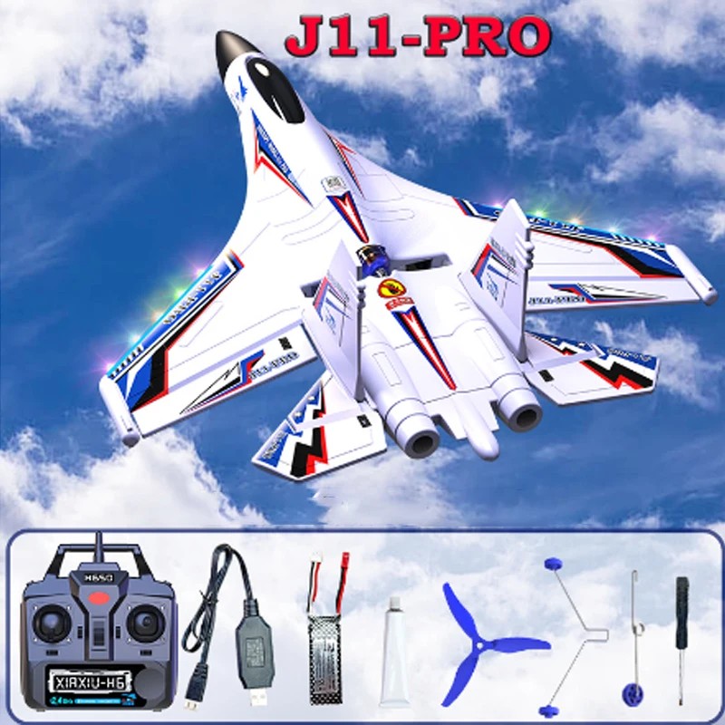 New Rc Plane J-11Pro Remote Control Aircraft Brushless Motor Six  annel Waterproof Aircraft