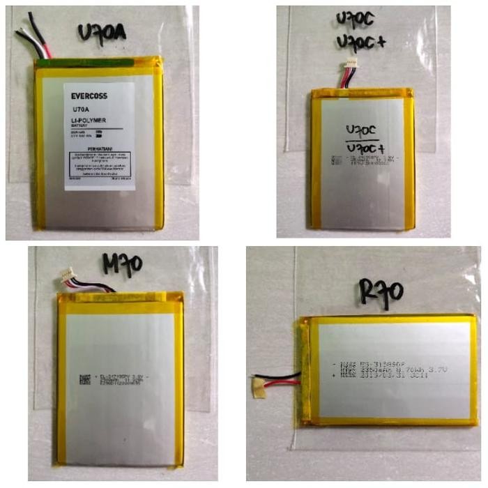 (Allthebest) Batre tablet tab evercoss u70a / u70c / u70c plus / m70 / r70 ori