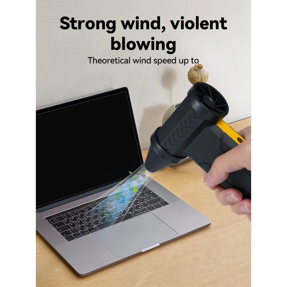 160000 RPM Brushless Motor Electric Turbo Jet Fan High-Speed Turbo Violent Fan USB Rechargeable