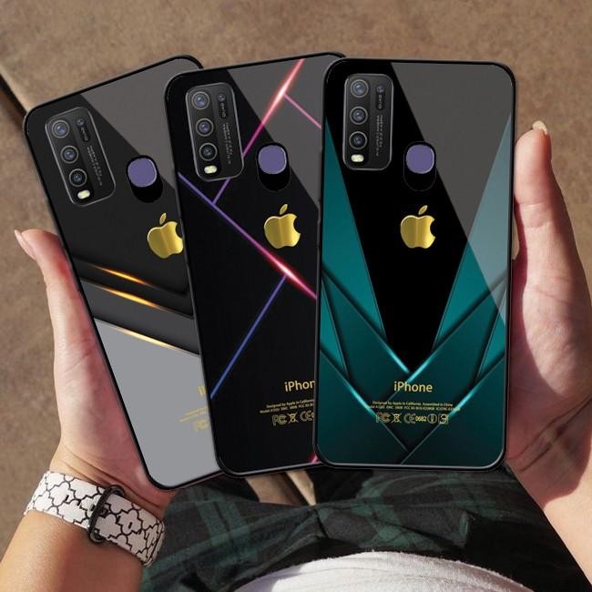 (Allthebest) Premium Glass Case Vivo Y50 Y30i Y30 #AA1 Tempered Glass Case Custom