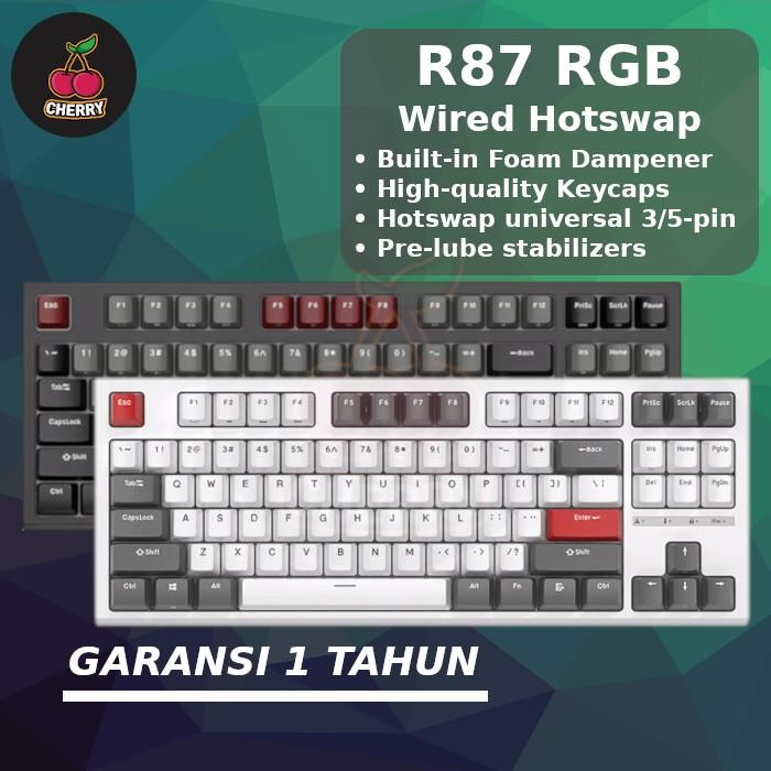[Allthebest] Royal Kludge RK R87 / R 87 RGB Mechanical Keyboard Hotswap TKL 87 Keys
