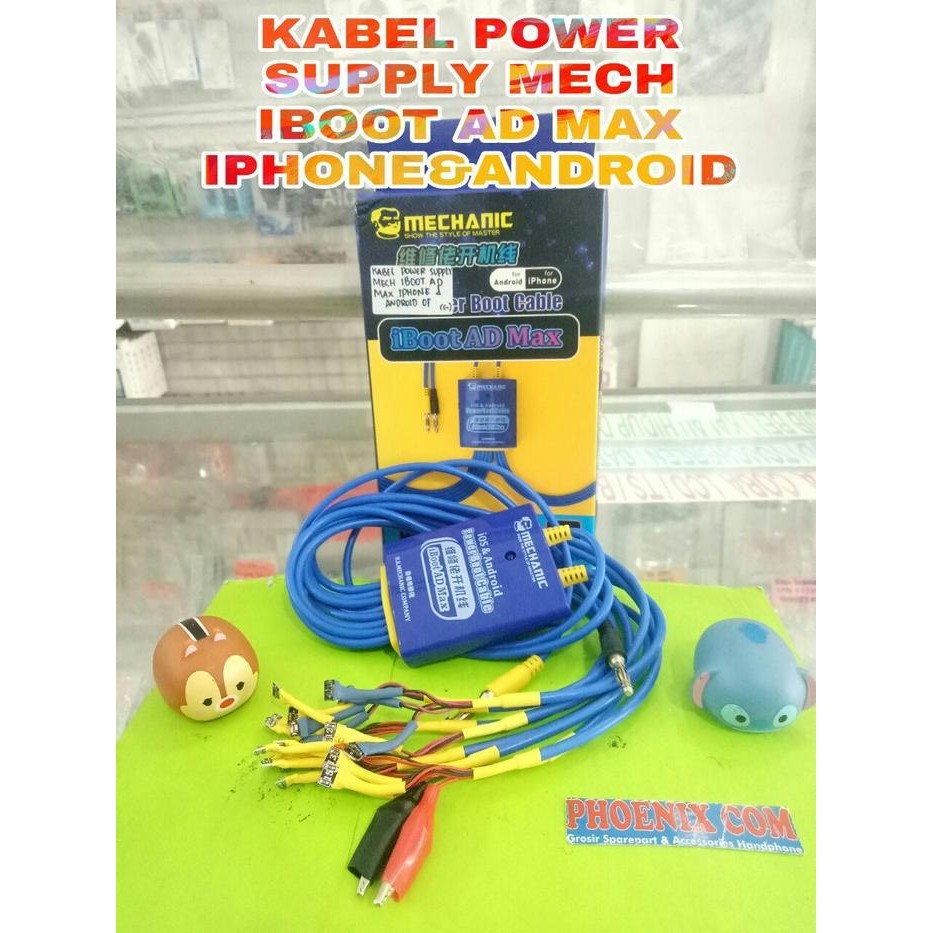 KABEL POWER SUPPLY MECHANIC IBOOT AD MAX IPHONE & ANDROID