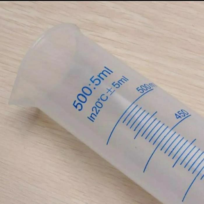 Tabung Ukur Plastik 500ml Gelas Ukur Plastik 500ml