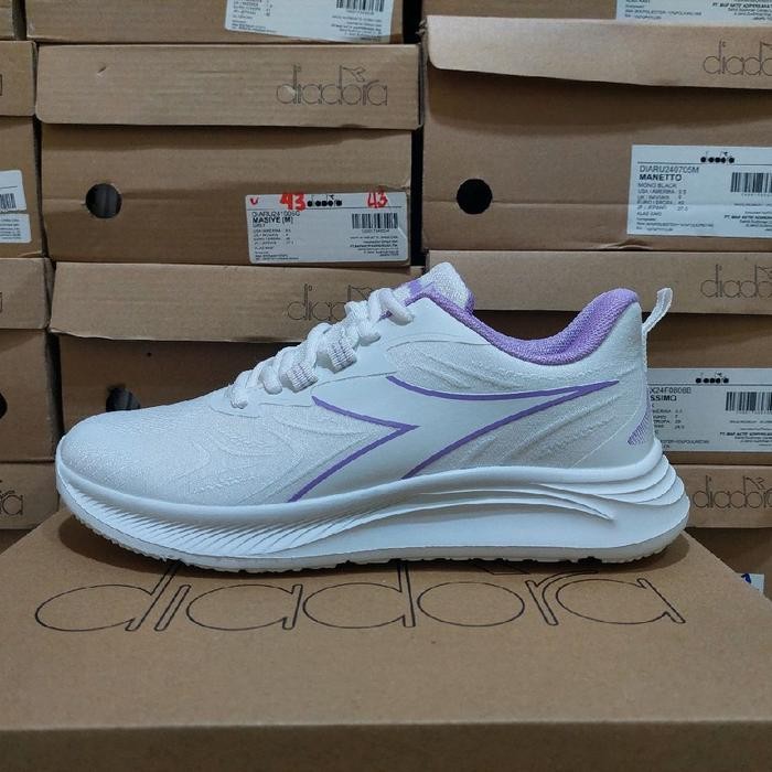Sepatu Diadora Nagara Original Wanita - White