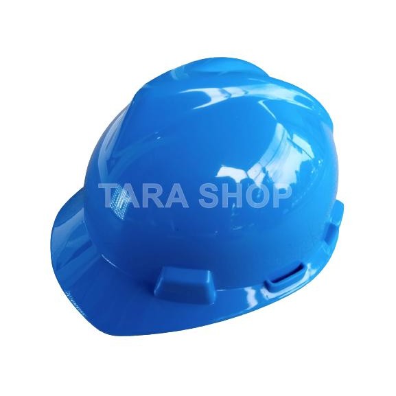 Helm Safety Biru+Sarang+Tali Dagu Besgard 7020519