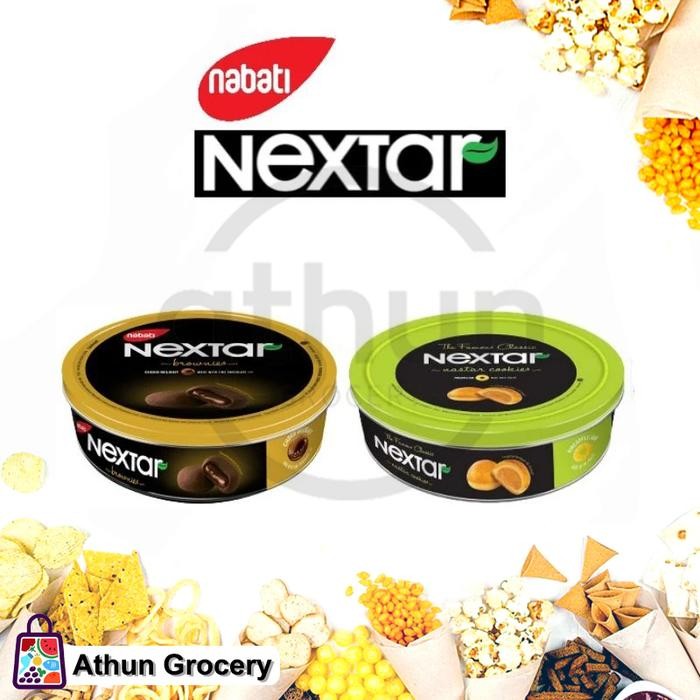 

New Nextar Nastar Cookies Kue Kaleng jajan Lebaran 160g Chocolate Pineapple Snack