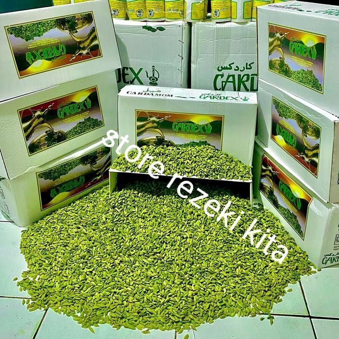 

New kapulaga hijau 1kg / cardex 2P cardamom / kapol India super / CARDAMON