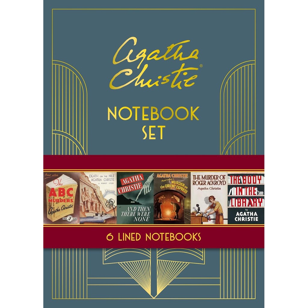 

Agatha Christie Notebook Set - 9781797234649