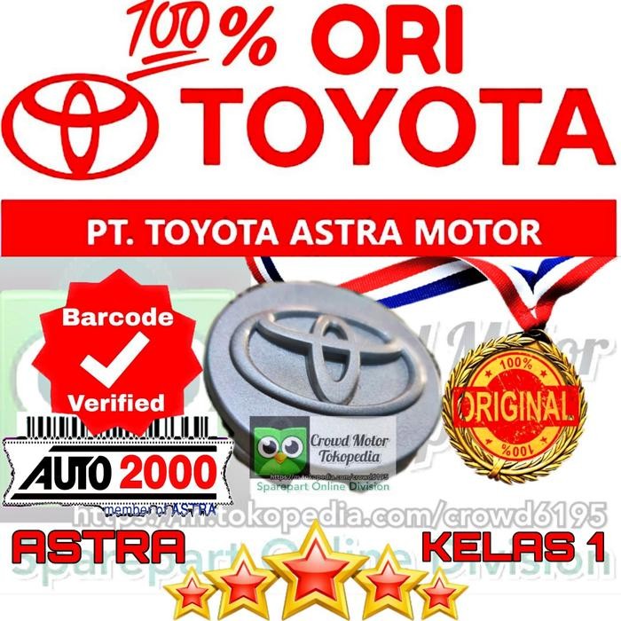 PREMIUM Tutup dop velg AVANZA 2005-2011 ORI TOYOTA 100%