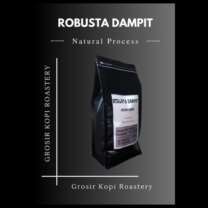 

PREMIUM Kopi Robusta Dampit 100/250/500/1000Gram (Biji/Bubuk)