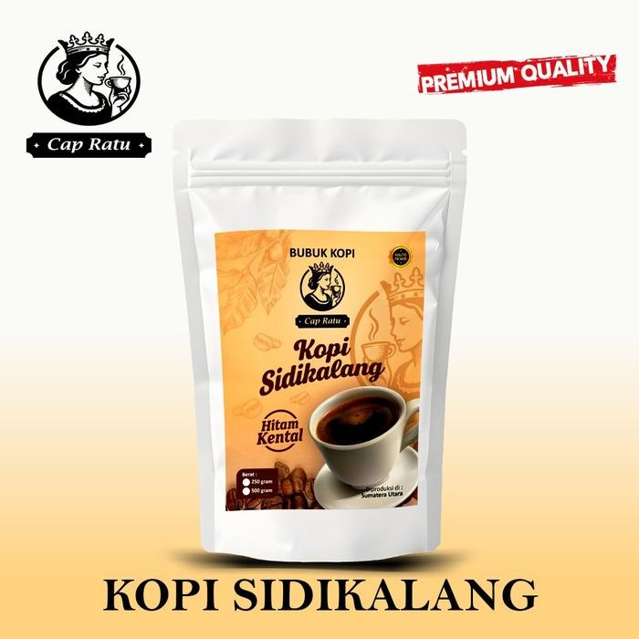 

PREMIUM BUBUK KOPI SIDIKALANG ARABIKA CAP RATU JUNJUNG 500GRAM Coffee Hitam Kental