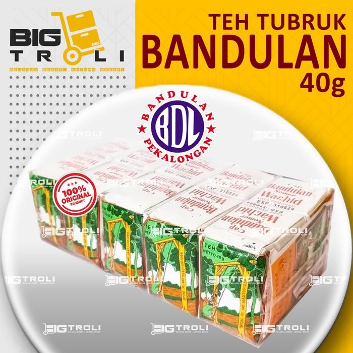 

PREMIUM Teh Tubruk Bandulan/Teh Bubuk Bandulan Kemasan Kertas 40gr 80gr (1pack isi 10)