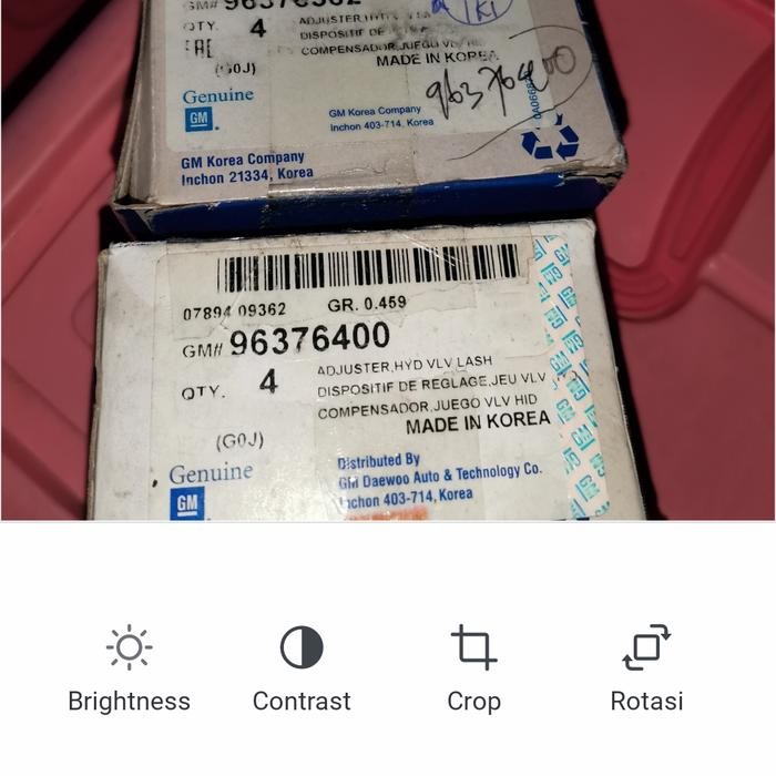 Hla Adjuster Klep Chevrolet Kalos Lova