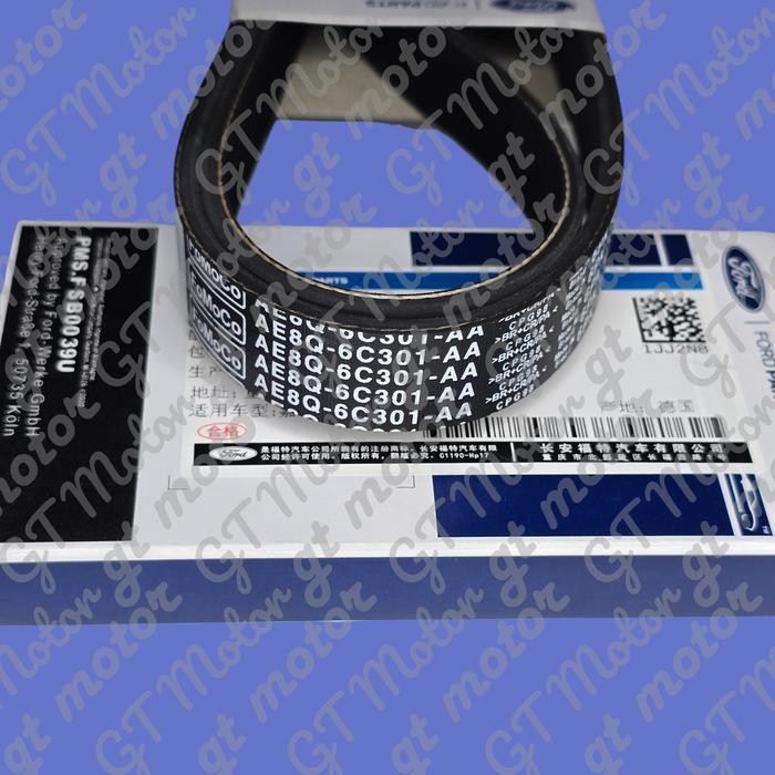 Ae8Q6C301Aa Fanbelt Fan Belt Vbelt V Belt Tali Kipas Ford Fiesta 1.4 1.5 1.6 1400 1500 1600 1.4Cc