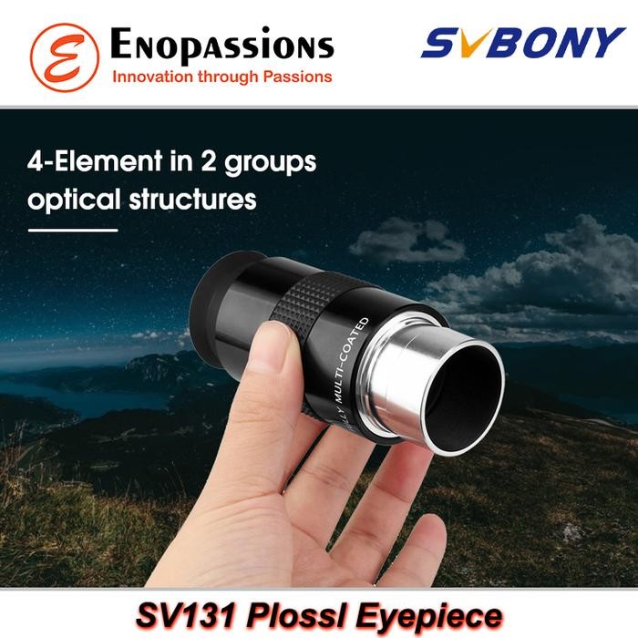Svbony SV131 Plossl Eyepiece 6/12/17/25/32/40mm Untuk Teleskop 1.25inch