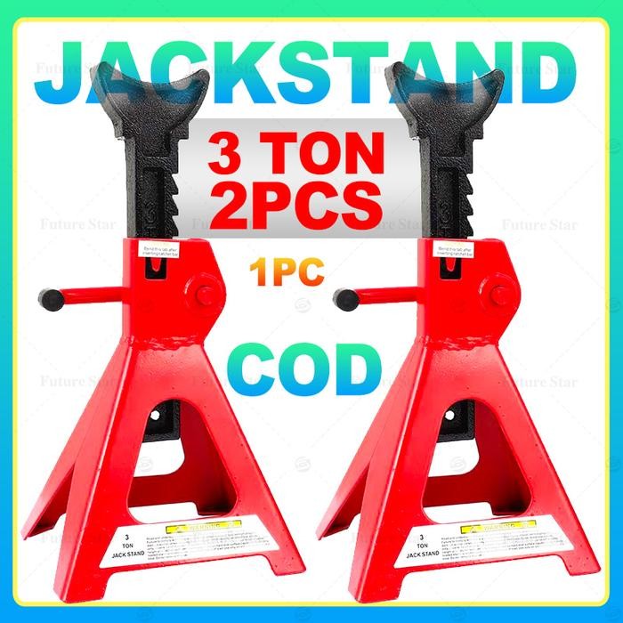 Dongkrak Jack Stand 3 Ton 2pcs Set /Lift Scissor Jack Penahan Tahanan Dongkrak Penyangga Mobil /