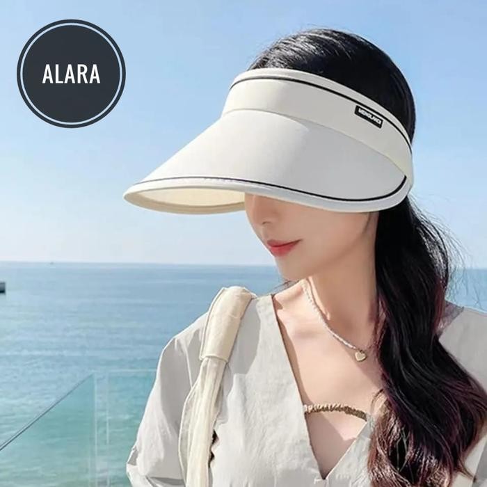 Topi golf topi senam topi pantai wanita original import anti uv