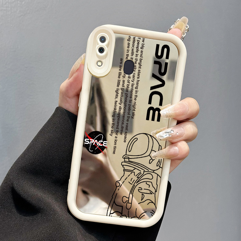 Casing Hp Samsung Galaxy A30 A20 M10s Case cermin Softcase pelindung Cesing silikon Kesing pola Ikon