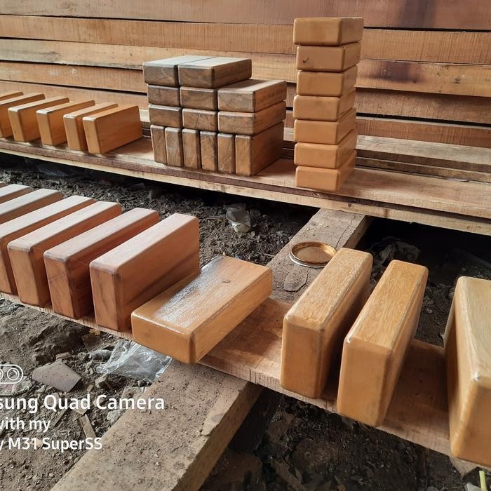 Balok Yoga Kayu Solid Meranti #Gratisongkir