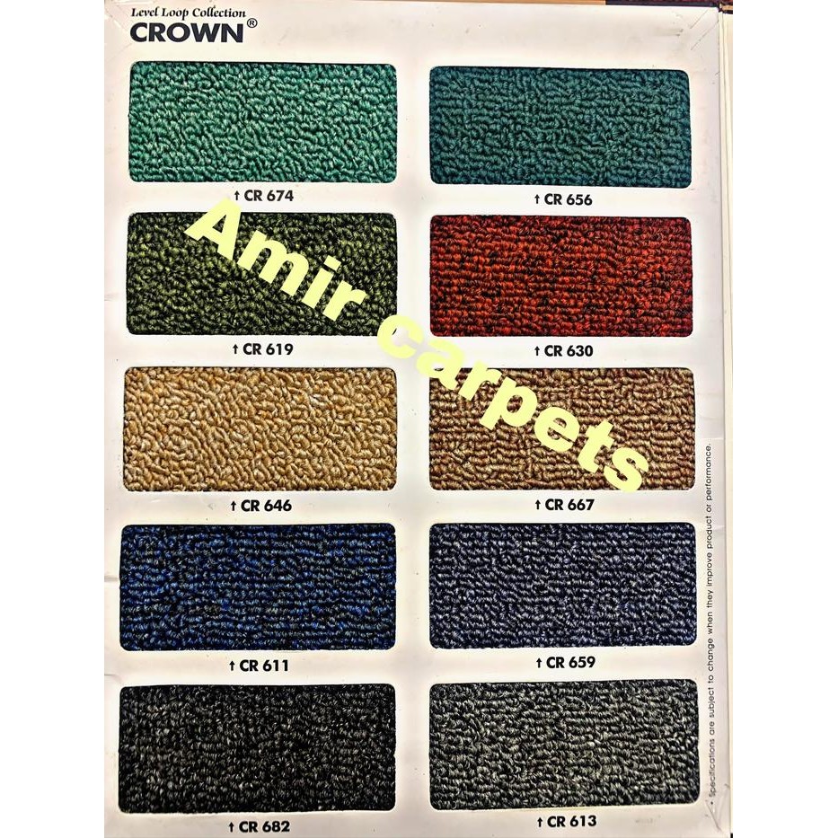 Karpet CROWN Meteran untuk Masjid , Mushola , kantor , Rumah , Lt , dl