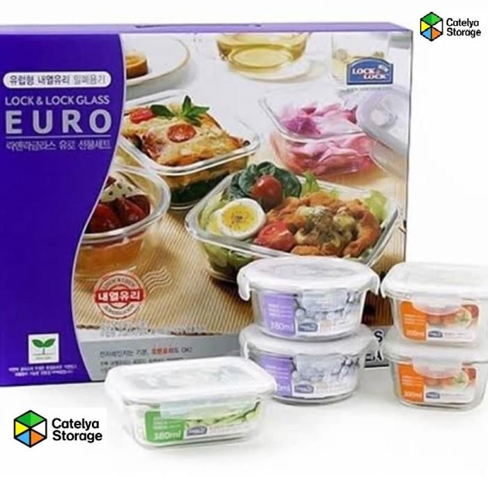 hampers lock n lock oven glass set 5p