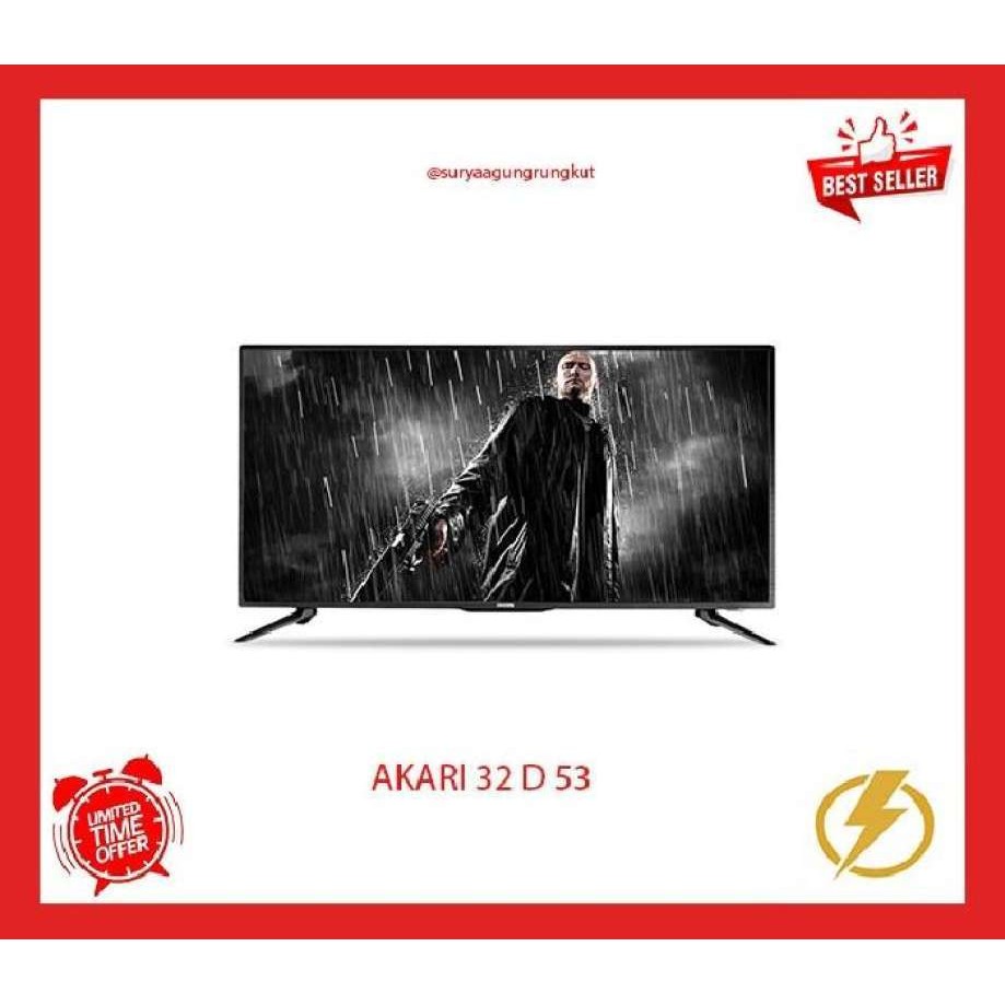 DIGITAL LED TV AKARI 32 INCH USB HDMI - 32 D 53