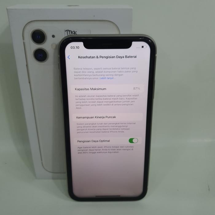 iphone 11 128gb ibox resmi second fullset